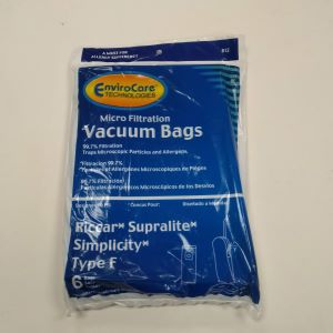 Simplicity/Riccar Bags Type F, 6PK,SIMPLICITY Supralight, Freedom