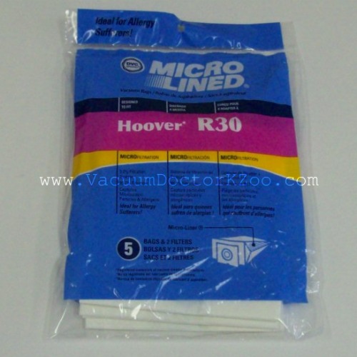 Hoover Bag Type R30 Micron - 5 pck 2 Fltr