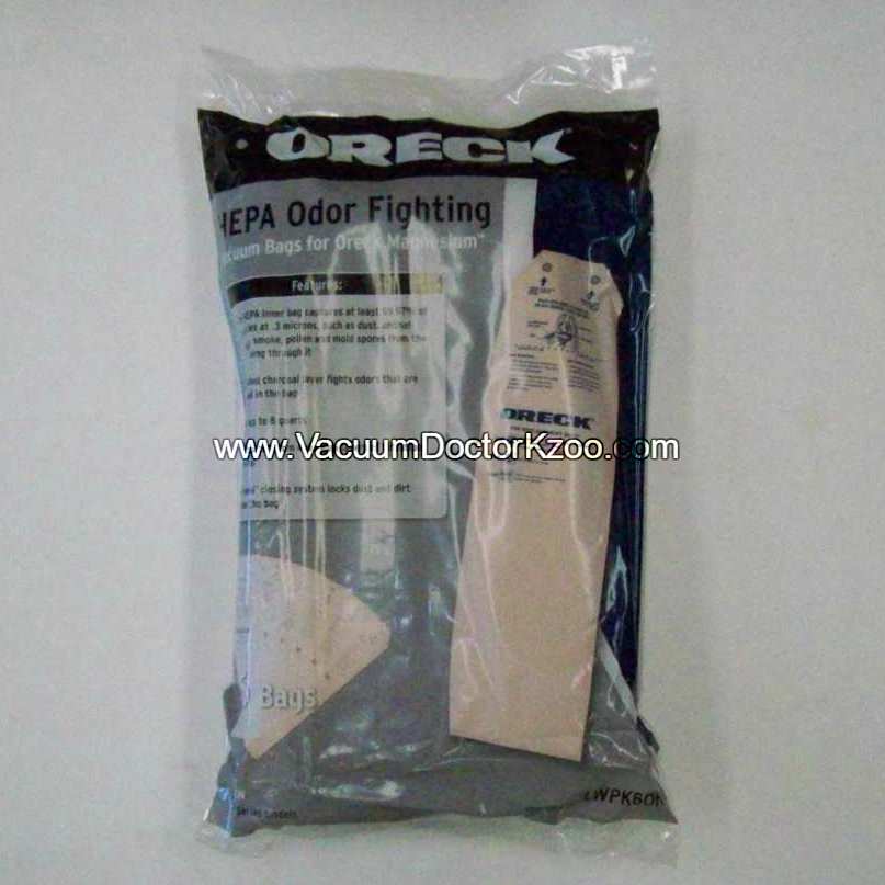 Oreck Magnesium HEPA Odor Fighting Bags (6 pack)