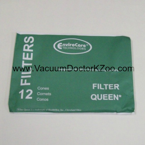 Filter Queen Filter Cone - Generic - 12 pck
