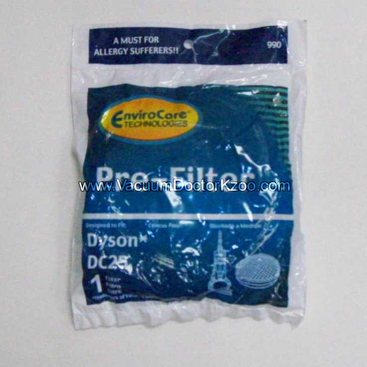 Dyson DC25 PreFiler Aftermarket