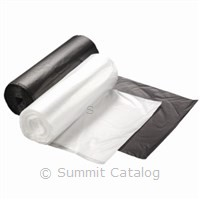 CAN LINER, BLACK, 12-16 GAL, 24" X 33", 500/CS