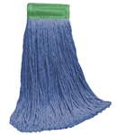 16 OZ BLUE Blend CUT-END Wet Mop--5" BAND